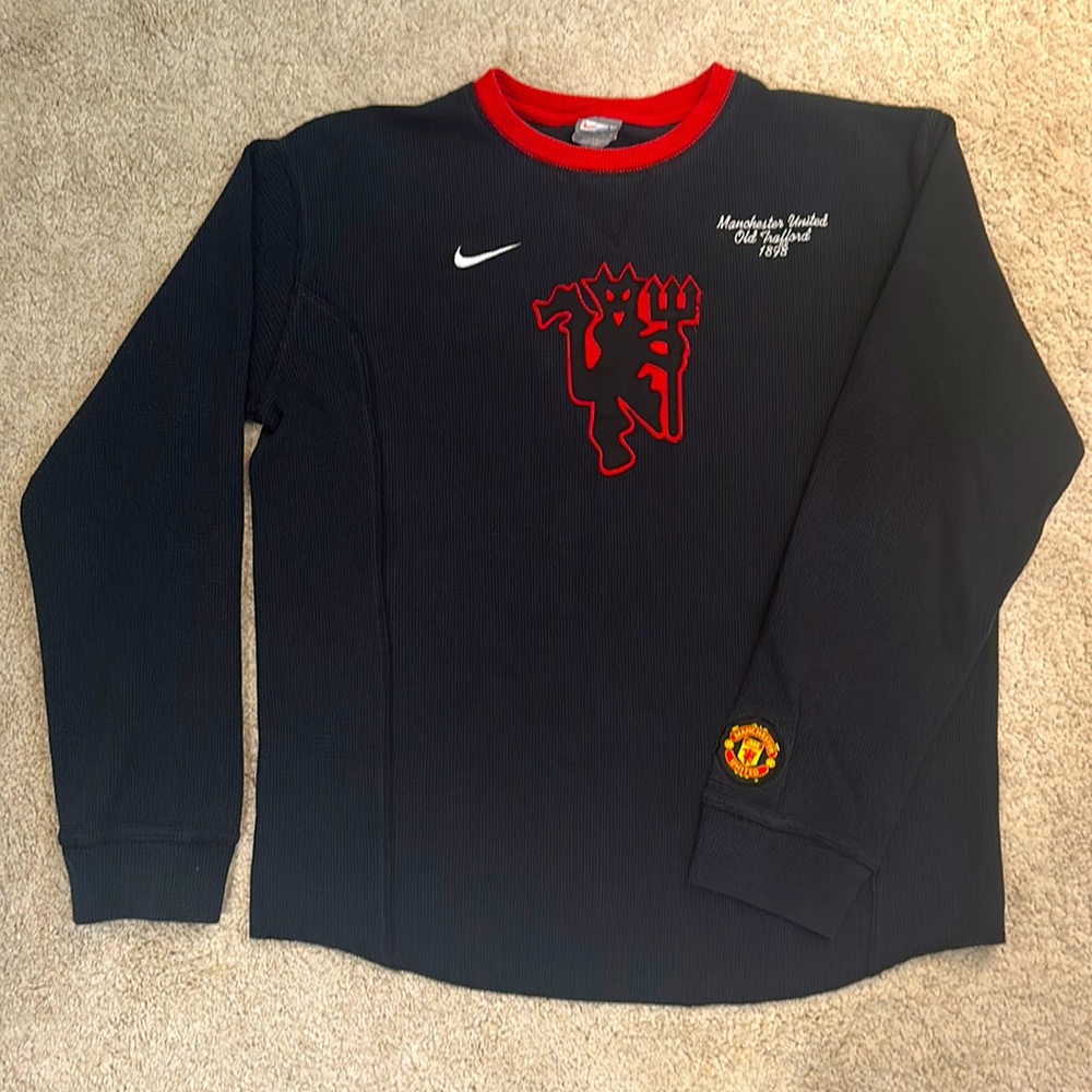 Manchester United Red Devils Football Waffle Long Sleeve